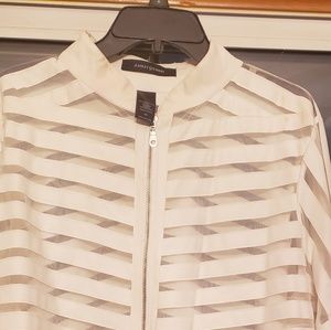 Cream Moto style jacket